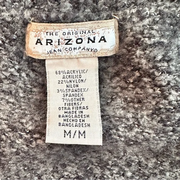 ARIZONA ~ Jean Company Charcoal V-Neck Sweater - Picture 3 of 7